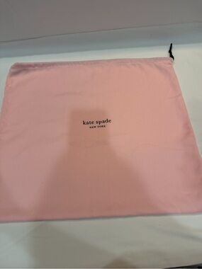 kate spade Light Pink Drawstring Dust Bag with Logo
